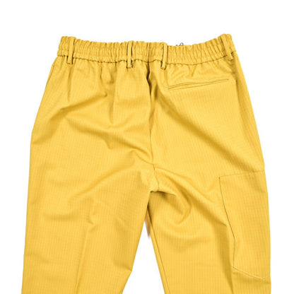BERWICH "CERVINIA" ナイロン混ウール ドローコード付きイージーパンツ イエロー(yellow) 46 | GUARDAROBA MILANO OFFICIAL STORE