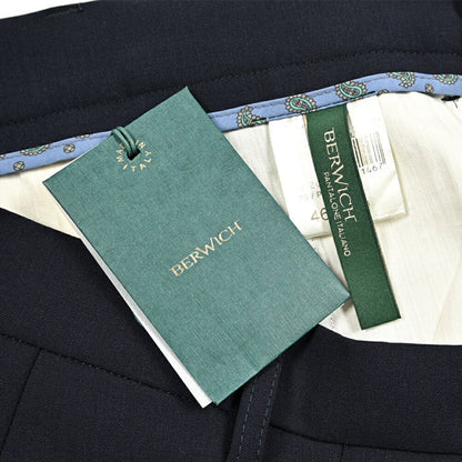 BERWICH "CHIAIA" ヴァージンウール100% ワンタックスラックス｜425437 - 46｜GUARDAROBA MILANO OFFICIAL STORE