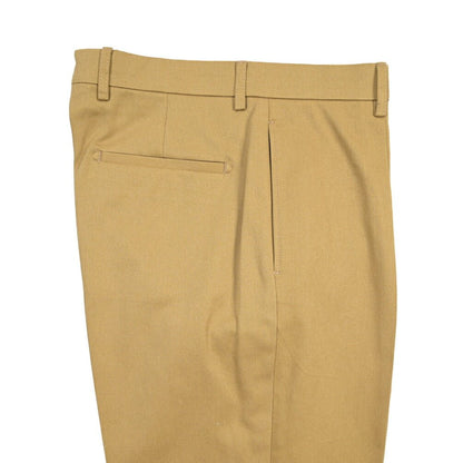 BERWICH “CHIAIA” コットン100% ワンタックチノパンツ ライトブラウン(desert) 48 | GUARDAROBA MILANO OFFICIAL STORE