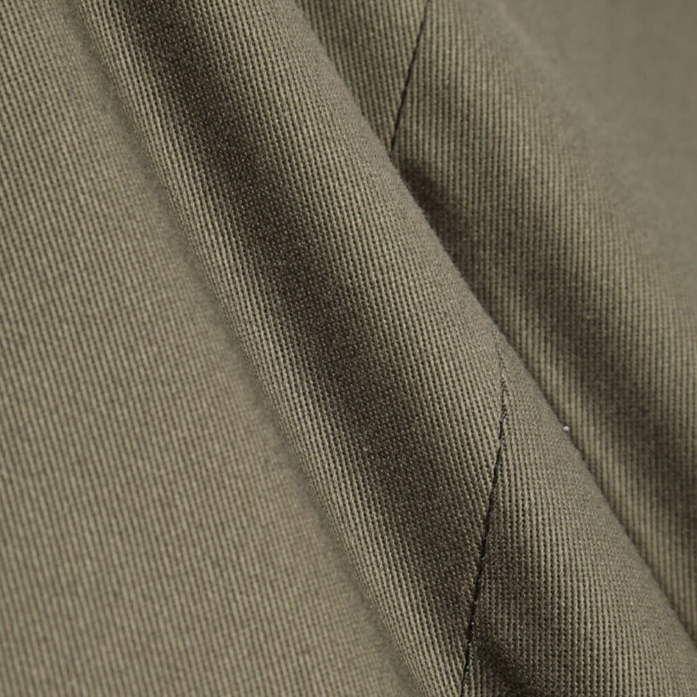 BERWICH “CHIAIA” コットン100% ワンタックパンツ カーキグリーン(army) 48 | GUARDAROBA MILANO OFFICIAL STORE