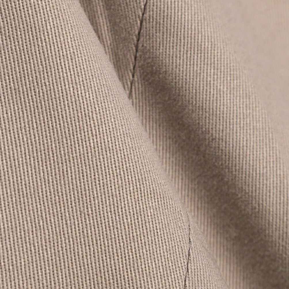 BERWICH “CHIAIA” コットン100% ワンタックパンツ グレージュ(khaki) 46 | GUARDAROBA MILANO OFFICIAL STORE