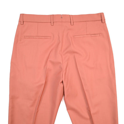 BERWICH “CHIAIA” ウール100% ワンタックスラックス / CANONICO製生地 ピンク(peach) 48 | GUARDAROBA MILANO OFFICIAL STORE