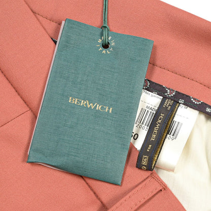 BERWICH “CHIAIA” ウール100% ワンタックスラックス / CANONICO製生地 ピンク(peach) 48 | GUARDAROBA MILANO OFFICIAL STORE