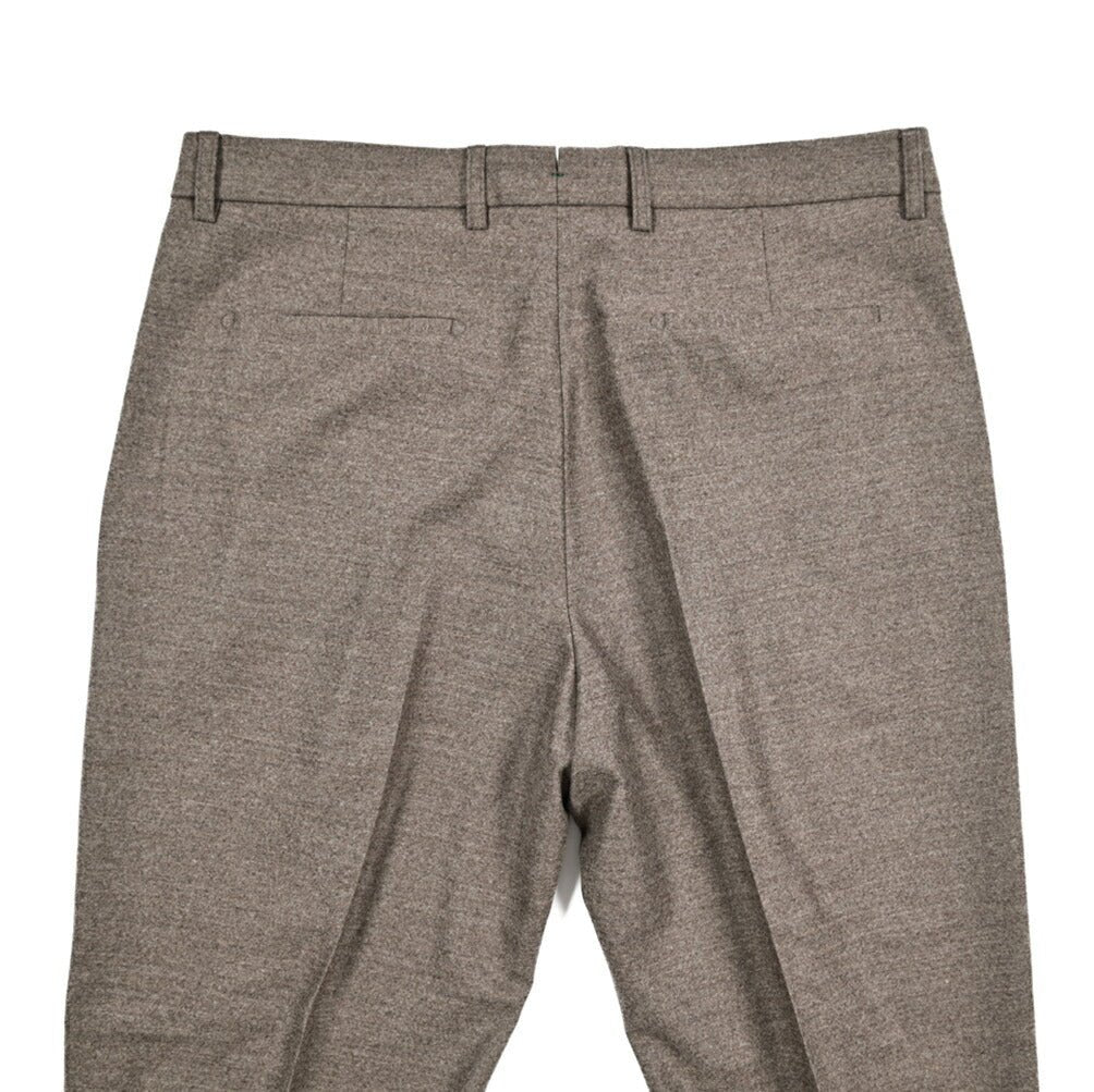 BERWICH “CHIAIA” ヴァージンウール100% ワンタックスラックス / Loro Piana製生地 (ZELANDER) グレージュ(greige) 54 | GUARDAROBA MILANO OFFICIAL STORE