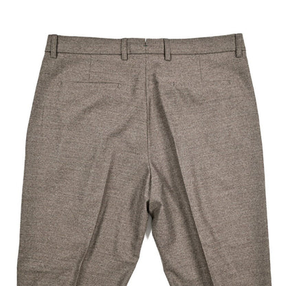 BERWICH “CHIAIA” ヴァージンウール100% ワンタックスラックス / Loro Piana製生地 (ZELANDER) グレージュ(greige) 54 | GUARDAROBA MILANO OFFICIAL STORE