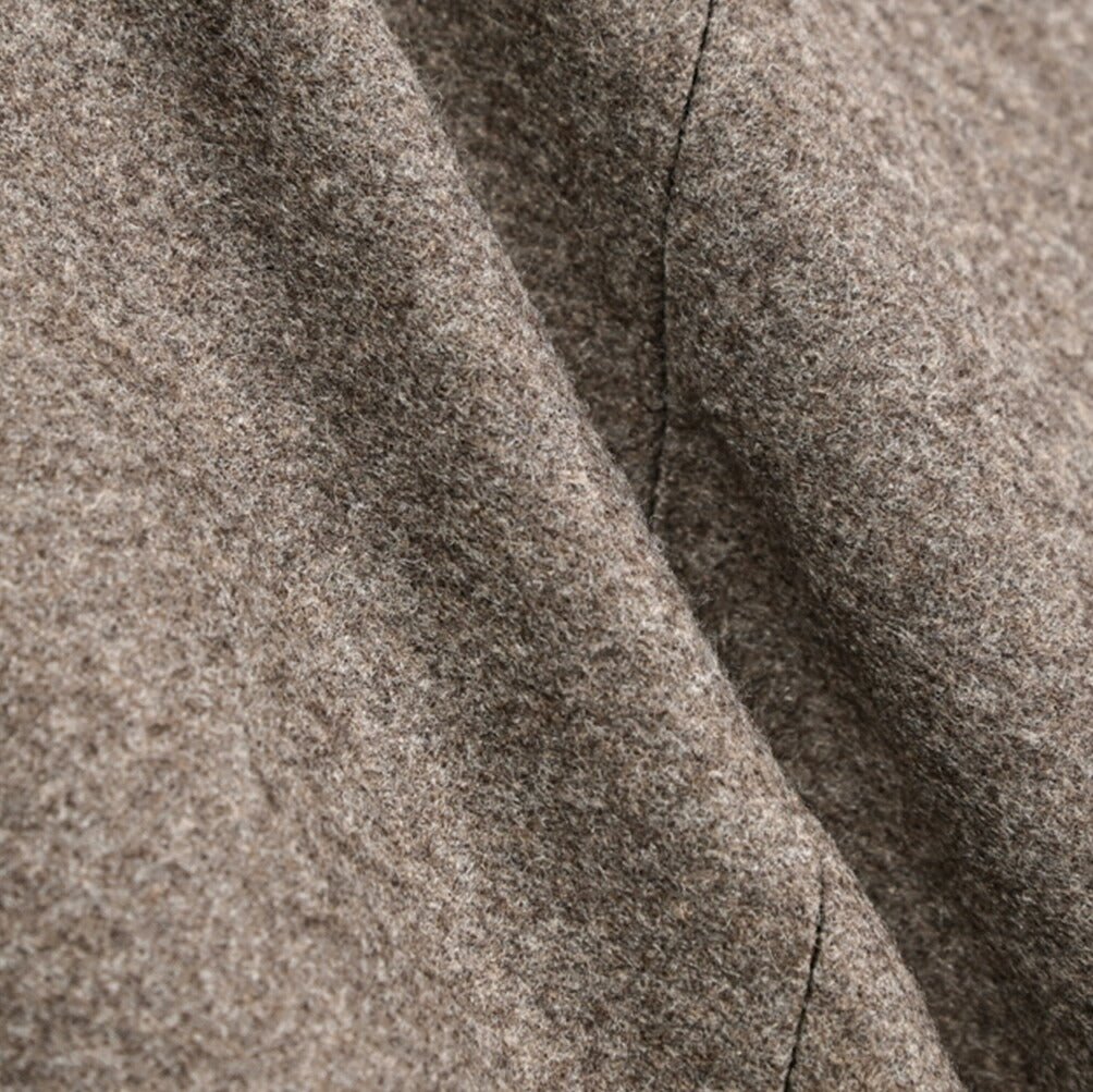 BERWICH “CHIAIA” ヴァージンウール100% ワンタックスラックス / Loro Piana製生地 (ZELANDER) グレージュ(greige) 54 | GUARDAROBA MILANO OFFICIAL STORE