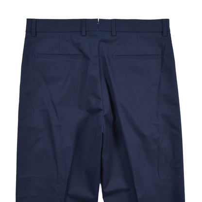 BERWICH “CHIAIA 1P” ストレッチコットン ワンタックチノパンツ ネイビー(navy) 46 | GUARDAROBA MILANO OFFICIAL STORE