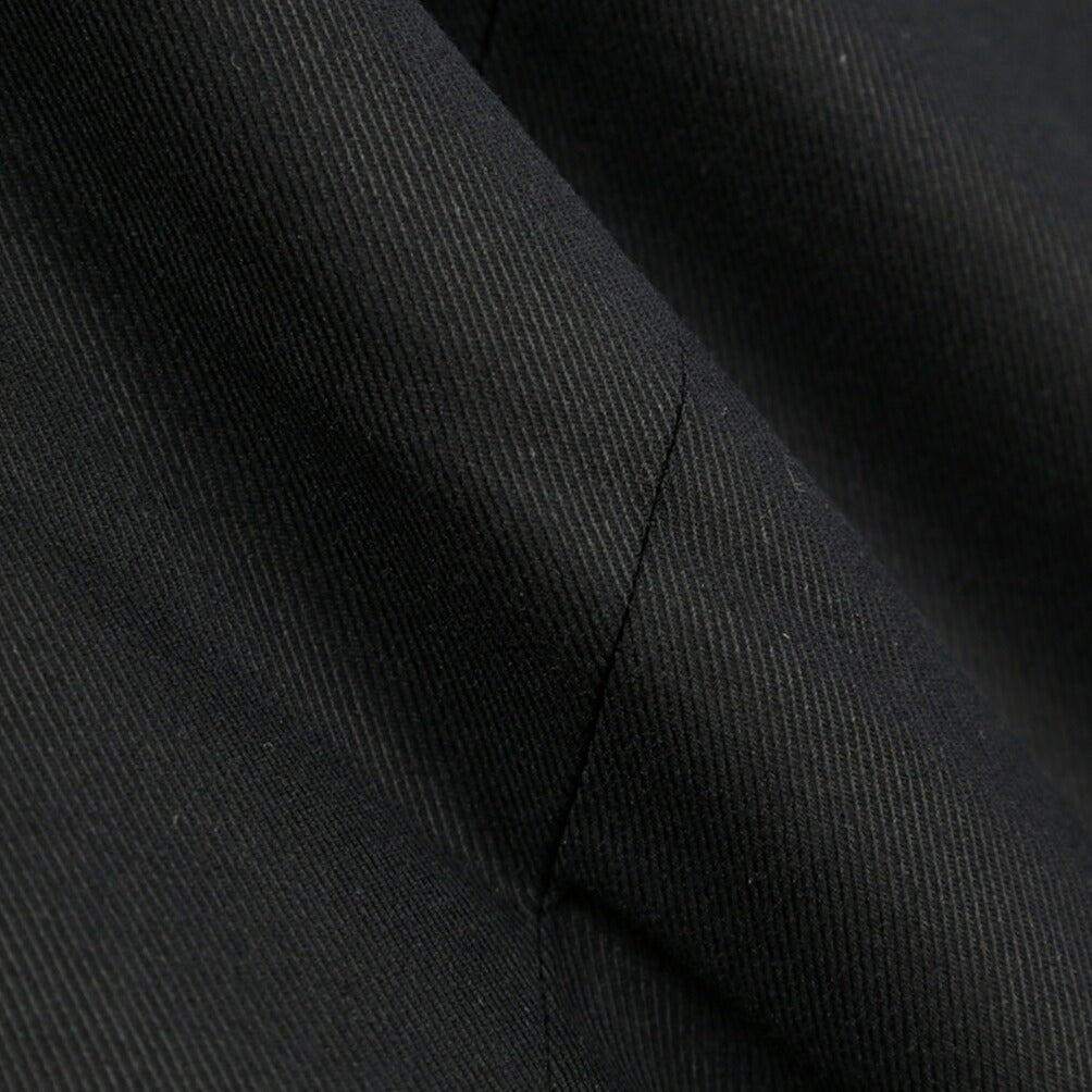 BERWICH “CHIAIA 1P” ストレッチコットン ワンタックチノパンツ ブラック(black) 54 | GUARDAROBA MILANO OFFICIAL STORE
