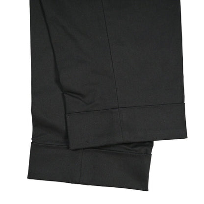 BERWICH “CHIAIA 1P” ストレッチコットン ワンタックチノパンツ ブラック(black) 54 | GUARDAROBA MILANO OFFICIAL STORE