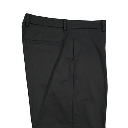 BERWICH “CHIAIA 1P” ストレッチコットン ワンタックチノパンツ ブラック(black) 54 | GUARDAROBA MILANO OFFICIAL STORE