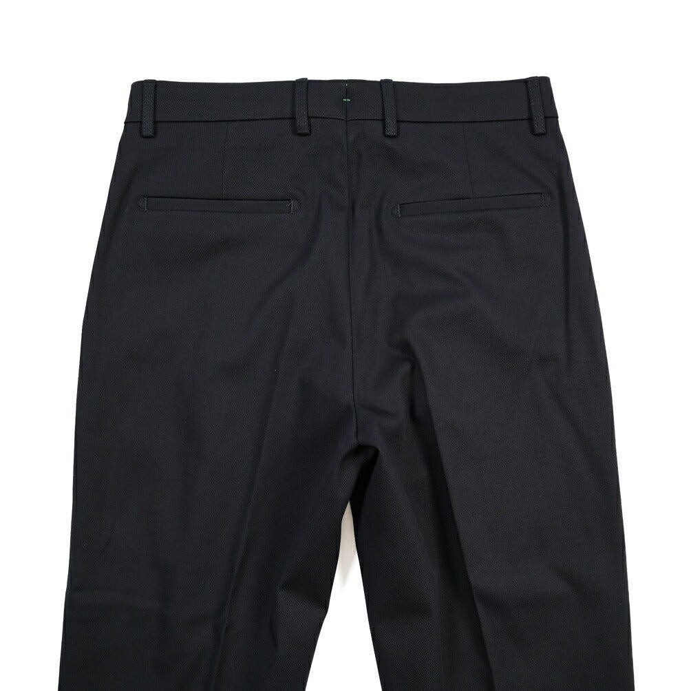 BERWICH “CHIAIA 1P” ストレッチコットン ワンタックチノパンツ ネイビー(navy) 46 | GUARDAROBA MILANO OFFICIAL STORE