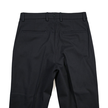 BERWICH “CHIAIA 1P” ストレッチコットン ワンタックチノパンツ ネイビー(navy) 46 | GUARDAROBA MILANO OFFICIAL STORE