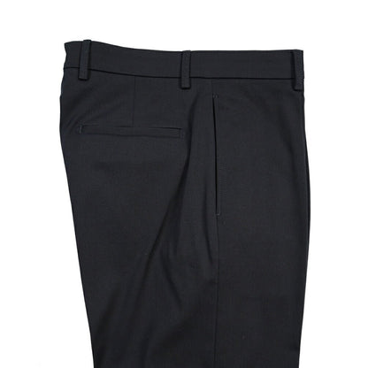 BERWICH “CHIAIA 1P” ストレッチコットン ワンタックチノパンツ ネイビー(navy) 46 | GUARDAROBA MILANO OFFICIAL STORE