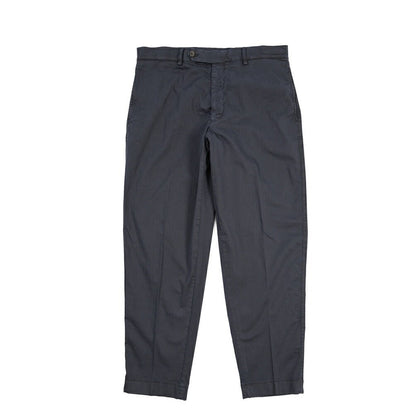 BERWICH “CHIAIA FF-GD” ストレッチコットン ノータックヘリンボーンパンツ ネイビー(old722) 50 | GUARDAROBA MILANO OFFICIAL STORE