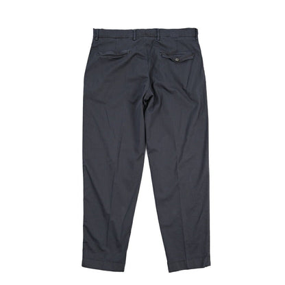 BERWICH “CHIAIA FF-GD” ストレッチコットン ノータックヘリンボーンパンツ ネイビー(old722) 50 | GUARDAROBA MILANO OFFICIAL STORE