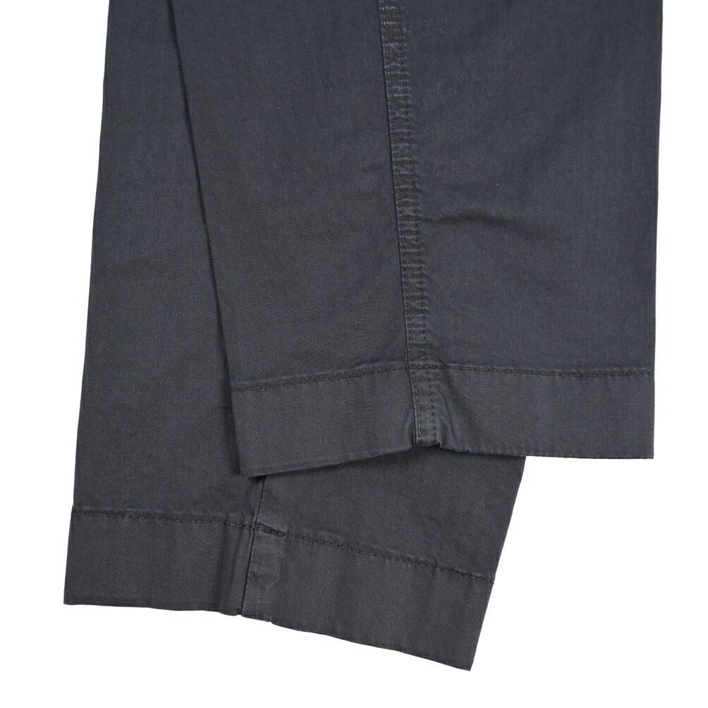 BERWICH “CHIAIA FF-GD” ストレッチコットン ノータックヘリンボーンパンツ ネイビー(old722) 50 | GUARDAROBA MILANO OFFICIAL STORE
