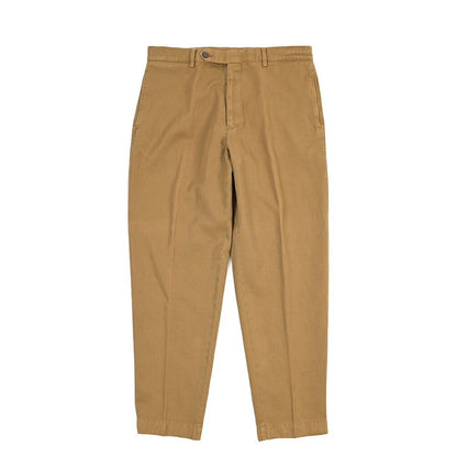 BERWICH “CHIAIA FF-GD” リネン混コットン ノータックパンツ ブラウン(old280) 46 | GUARDAROBA MILANO OFFICIAL STORE