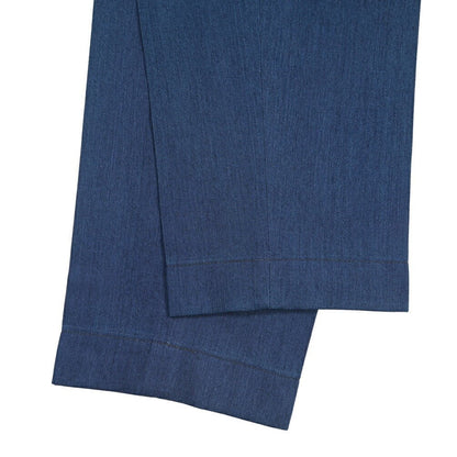 BERWICH “CHIAIA FF LONG” リヨセル混コットン ノータックパンツ ネイビー(blue) 46 | GUARDAROBA MILANO OFFICIAL STORE