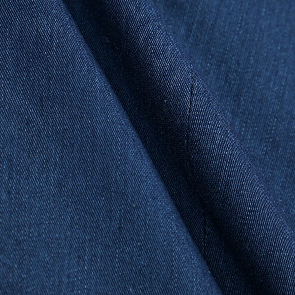 BERWICH “CHIAIA FF LONG” リヨセル混コットン ノータックパンツ ネイビー(blue) 46 | GUARDAROBA MILANO OFFICIAL STORE