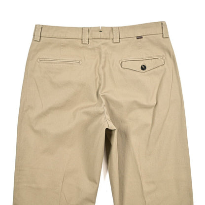 BERWICH “CHIAIA FF LONG - GD” ストレッチコットンチノ ノータックパンツ ベージュ(sand) 54 | GUARDAROBA MILANO OFFICIAL STORE