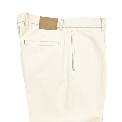 BERWICH “CHIAIA - GD” コットン100%デニム ワンタックパンツ / デニスラ オフホワイト(ecru denim) 50 | GUARDAROBA MILANO OFFICIAL STORE