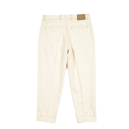 BERWICH “CHIAIA - GD” コットン100%デニム ワンタックパンツ / デニスラ オフホワイト(ecru denim) 50 | GUARDAROBA MILANO OFFICIAL STORE