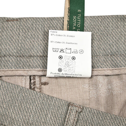 BERWICH "CHIAIA GD" ストレッチコットン ワンタックパンツ｜425400 - 46｜GUARDAROBA MILANO OFFICIAL STORE