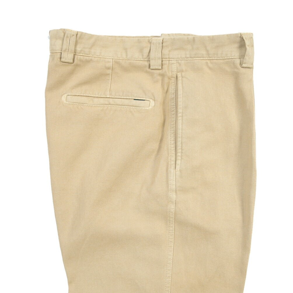 BERWICH “CHIAIA - GD” リネン混コットン ワンタックパンツ ベージュ(old722) 46 | GUARDAROBA MILANO OFFICIAL STORE