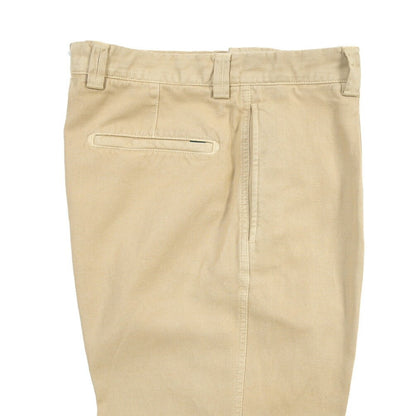 BERWICH “CHIAIA - GD” リネン混コットン ワンタックパンツ ベージュ(old722) 46 | GUARDAROBA MILANO OFFICIAL STORE