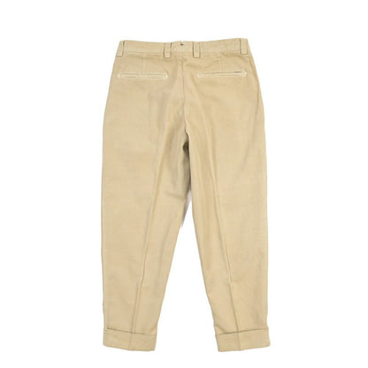 BERWICH “CHIAIA - GD” リネン混コットン ワンタックパンツ ベージュ(old722) 46 | GUARDAROBA MILANO OFFICIAL STORE