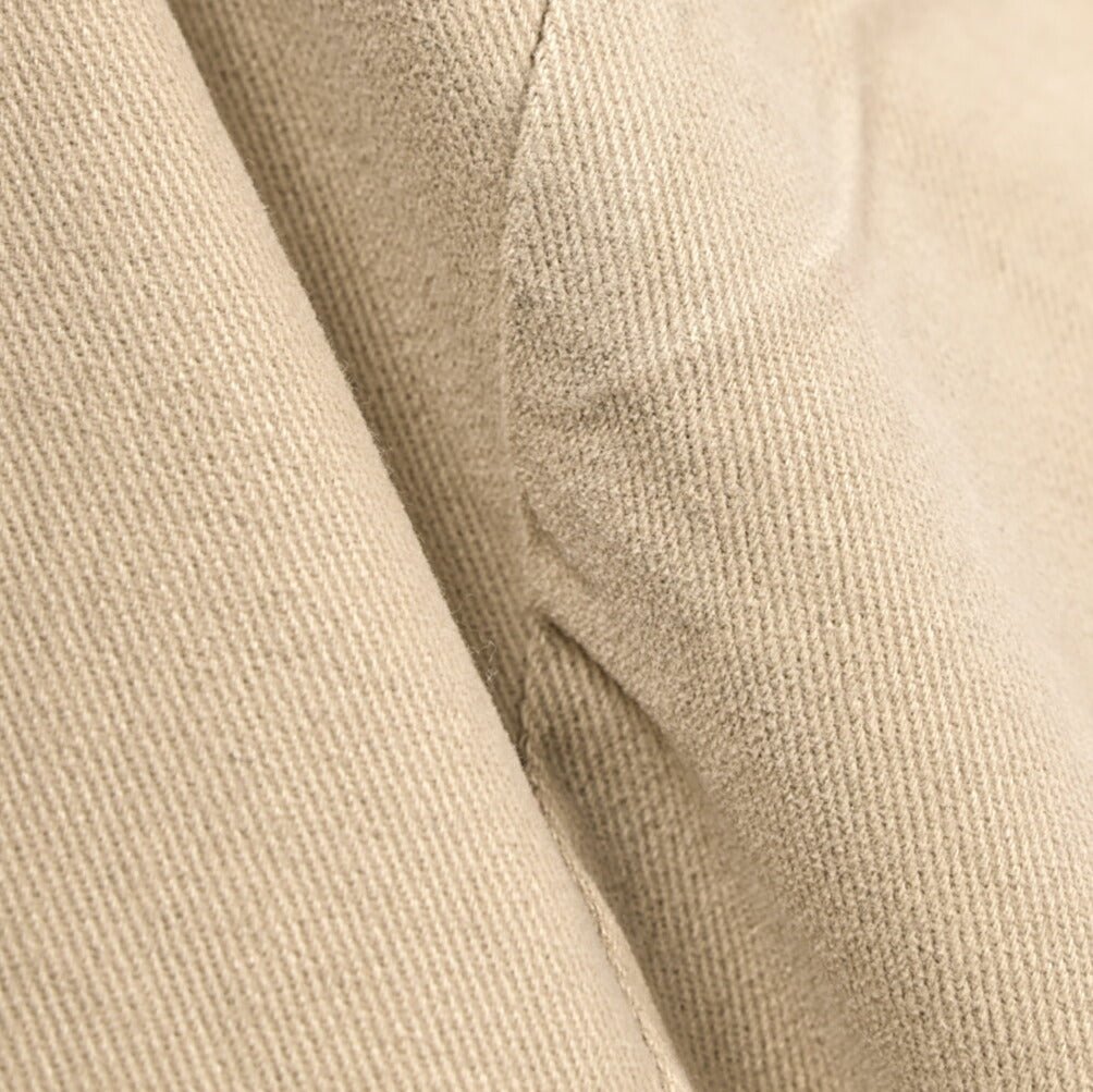 BERWICH “CHIAIA - GD” ストレッチコットンチノ ワンタックパンツ ベージュ(beige208) 48 | GUARDAROBA MILANO OFFICIAL STORE