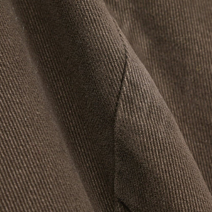 BERWICH “CHIAIA - GD” ストレッチコットンチノ ワンタックパンツ ブラウン(moro1432) 46 | GUARDAROBA MILANO OFFICIAL STORE