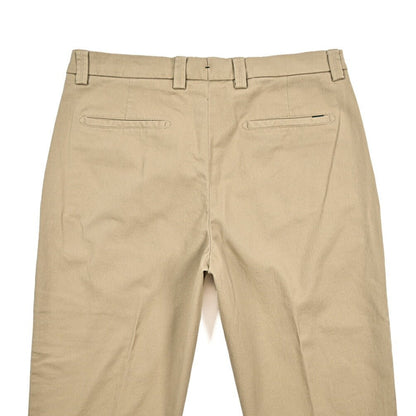 BERWICH “CHIAIA - GD” ストレッチコットンチノ ワンタックパンツ ベージュ(sand) 50 | GUARDAROBA MILANO OFFICIAL STORE