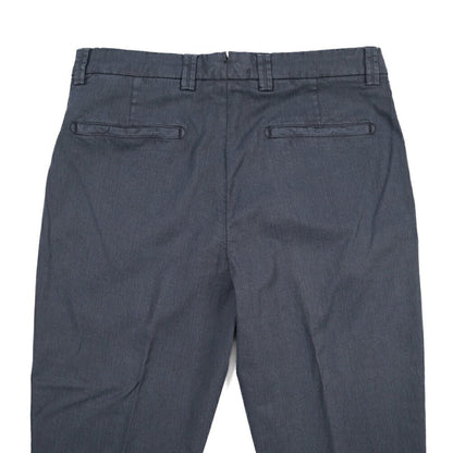 BERWICH “CHIAIA-GD” リヨセル混コットン ワンタックパンツ ネイビー(navy665) 44 | GUARDAROBA MILANO OFFICIAL STORE