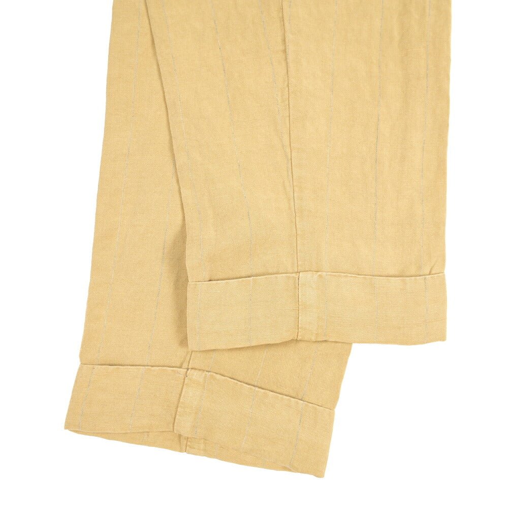 BERWICH “CHIAIA-GD” リヨセル混リネン ワンタックスラックス ベージュ(deserto265) 44 | GUARDAROBA MILANO OFFICIAL STORE