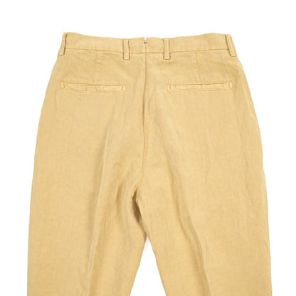 BERWICH “CHIAIA-GD” リヨセル混リネン ワンタックスラックス ベージュ(deserto265) 44 | GUARDAROBA MILANO OFFICIAL STORE