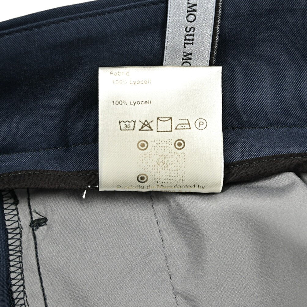 BERWICH "CHIAIA JOGGER" リヨセル100% ベルトレスイージーパンツ｜425404 - 46｜GUARDAROBA MILANO OFFICIAL STORE