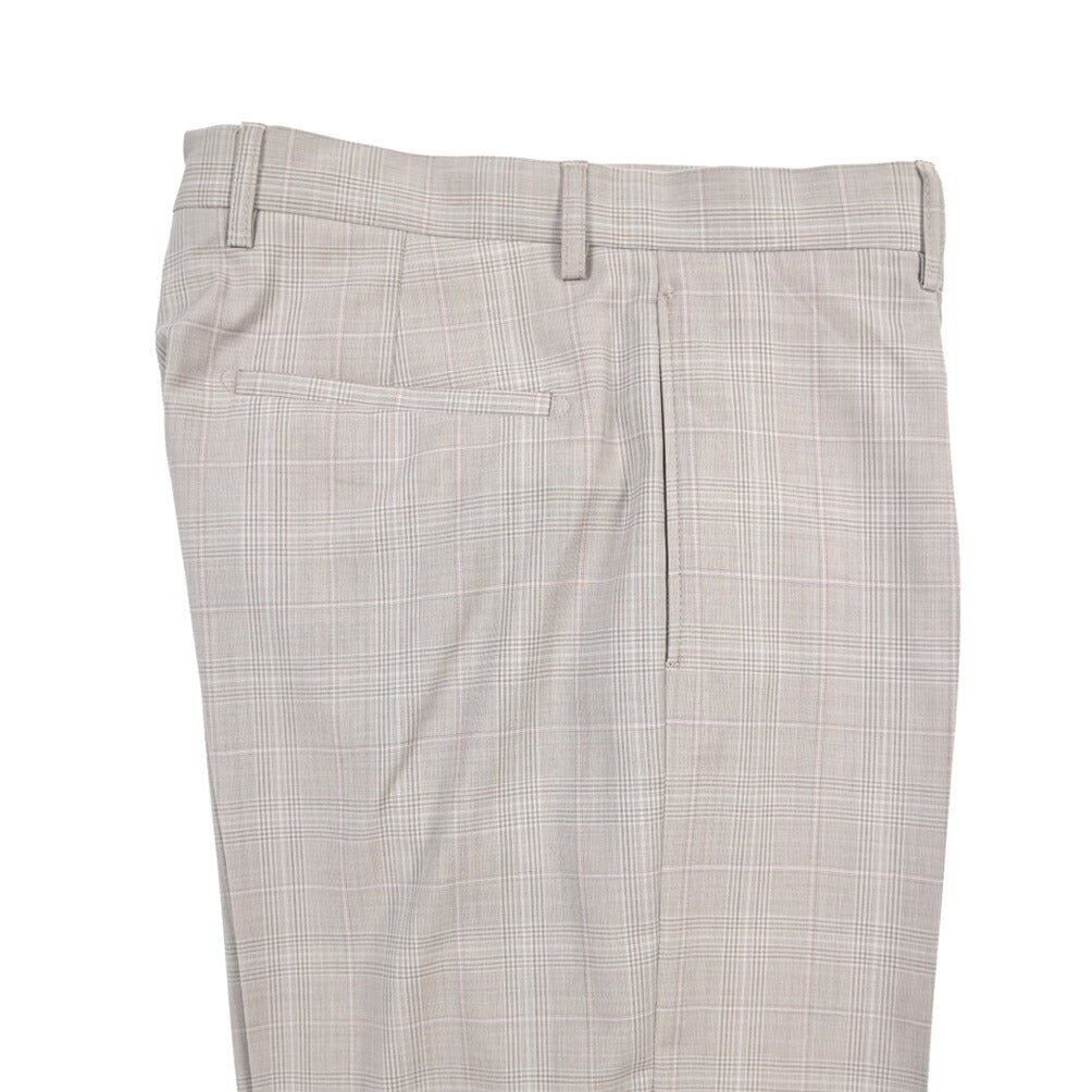 BERWICH “CHIAIA LONG” ヴァージンウール100% ワンタックスラックス グレー(lt rose) 46 | GUARDAROBA MILANO OFFICIAL STORE