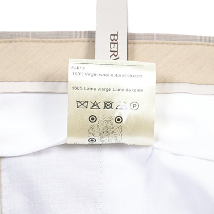 BERWICH “CHIAIA LONG” ヴァージンウール100% ワンタックスラックス グレー(lt rose) 46 | GUARDAROBA MILANO OFFICIAL STORE