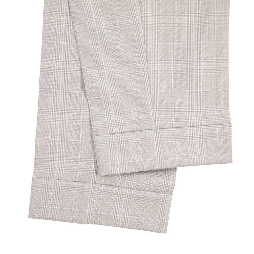 BERWICH “CHIAIA LONG” ヴァージンウール100% ワンタックスラックス グレー(lt rose) 46 | GUARDAROBA MILANO OFFICIAL STORE