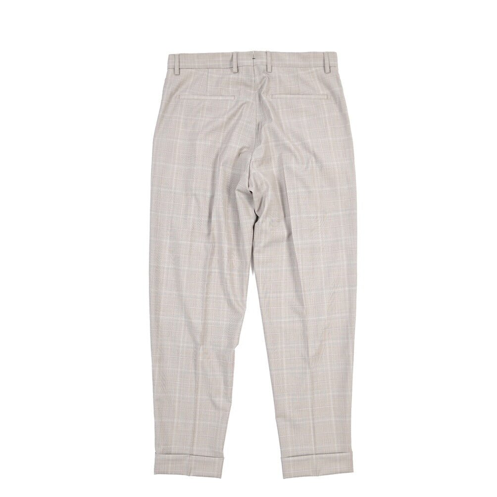 BERWICH “CHIAIA LONG” ヴァージンウール100% ワンタックスラックス グレー(lt rose) 46 | GUARDAROBA MILANO OFFICIAL STORE