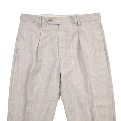 BERWICH “CHIAIA LONG” ヴァージンウール100% ワンタックスラックス グレー(lt rose) 46 | GUARDAROBA MILANO OFFICIAL STORE