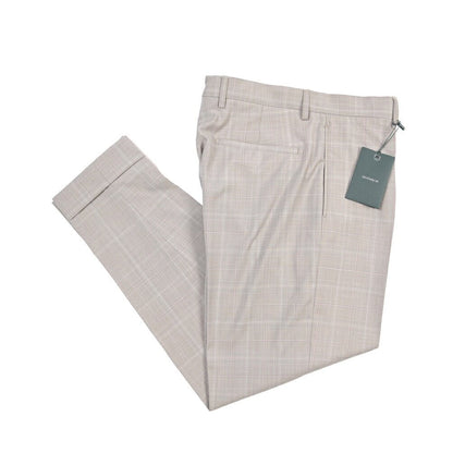 BERWICH “CHIAIA LONG” ヴァージンウール100% ワンタックスラックス グレー(lt rose) 46 | GUARDAROBA MILANO OFFICIAL STORE