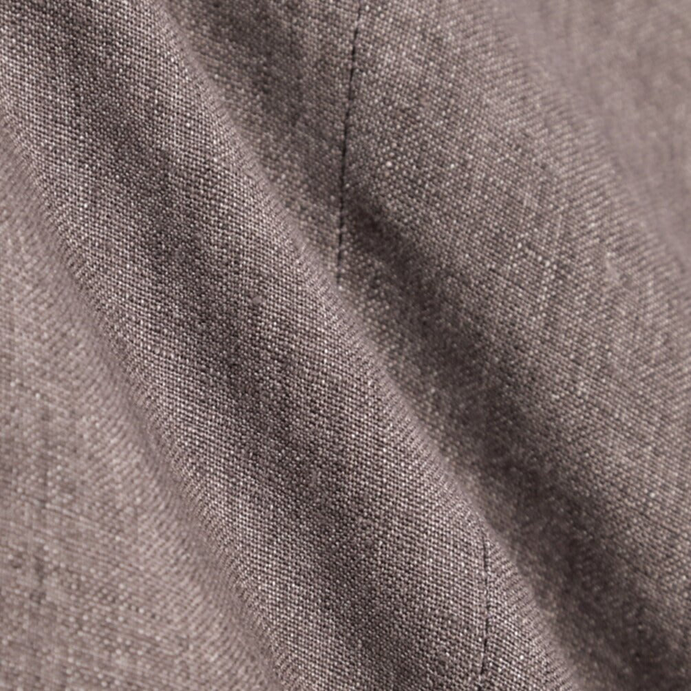 BERWICH “CHIAIA LONG” リネン100% ワンタックスラックス パープル(lt rose) 46 | GUARDAROBA MILANO OFFICIAL STORE