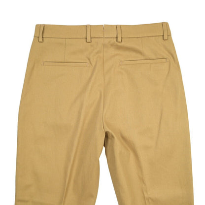 BERWICH “CHIAIA LONG” コットン100% ワンタックチノパンツ ライトブラウン(desert) 48 | GUARDAROBA MILANO OFFICIAL STORE