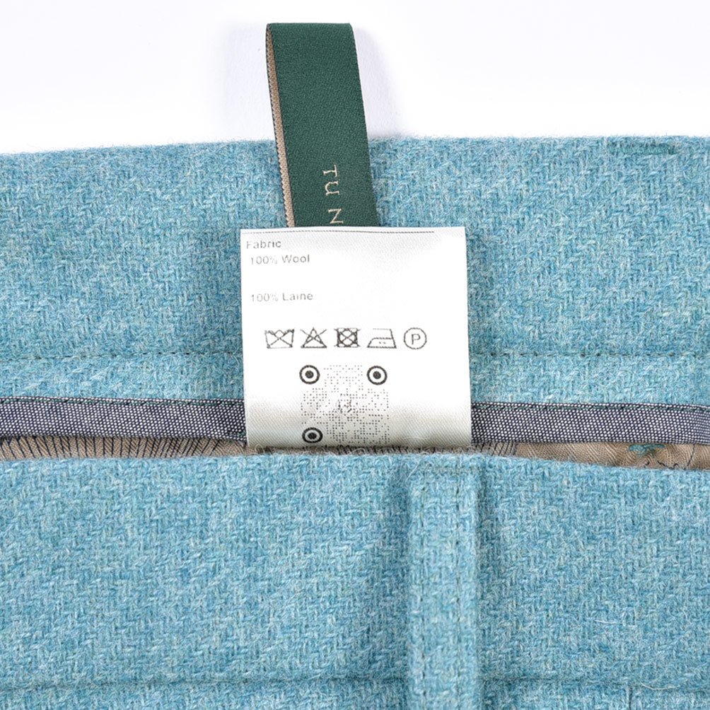 BERWICH “CHIAIA LONG 1P” ウール100% ワンタックスラックス グリーン(water green) 46 | GUARDAROBA MILANO OFFICIAL STORE