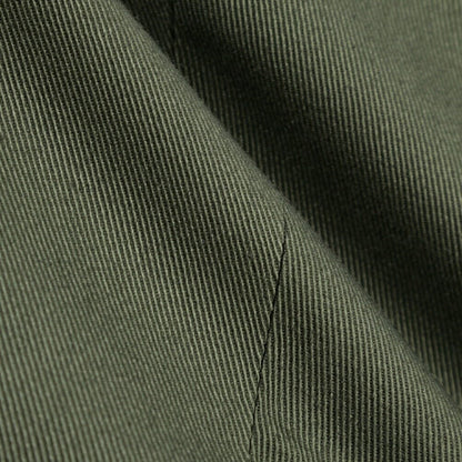 BERWICH “CHIAIA LONG 1P” ストレッチコットン ワンタックチノパンツ カーキグリーン(army) 50 | GUARDAROBA MILANO OFFICIAL STORE