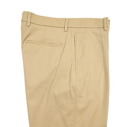 BERWICH “CHIAIA LONG 1P” ストレッチコットン ワンタックチノパンツ ベージュ(beige) 44 | GUARDAROBA MILANO OFFICIAL STORE
