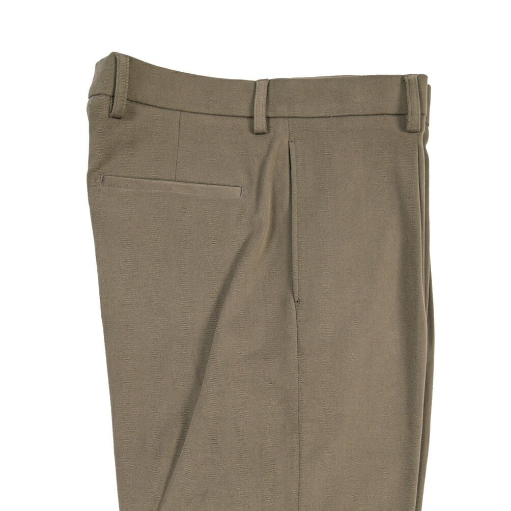 BERWICH “CHIAIA LONG 1P” ストレッチコットン ワンタックチノパンツ グレージュ(greige) 46 | GUARDAROBA MILANO OFFICIAL STORE