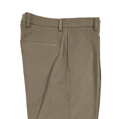 BERWICH “CHIAIA LONG 1P” ストレッチコットン ワンタックチノパンツ グレージュ(greige) 46 | GUARDAROBA MILANO OFFICIAL STORE